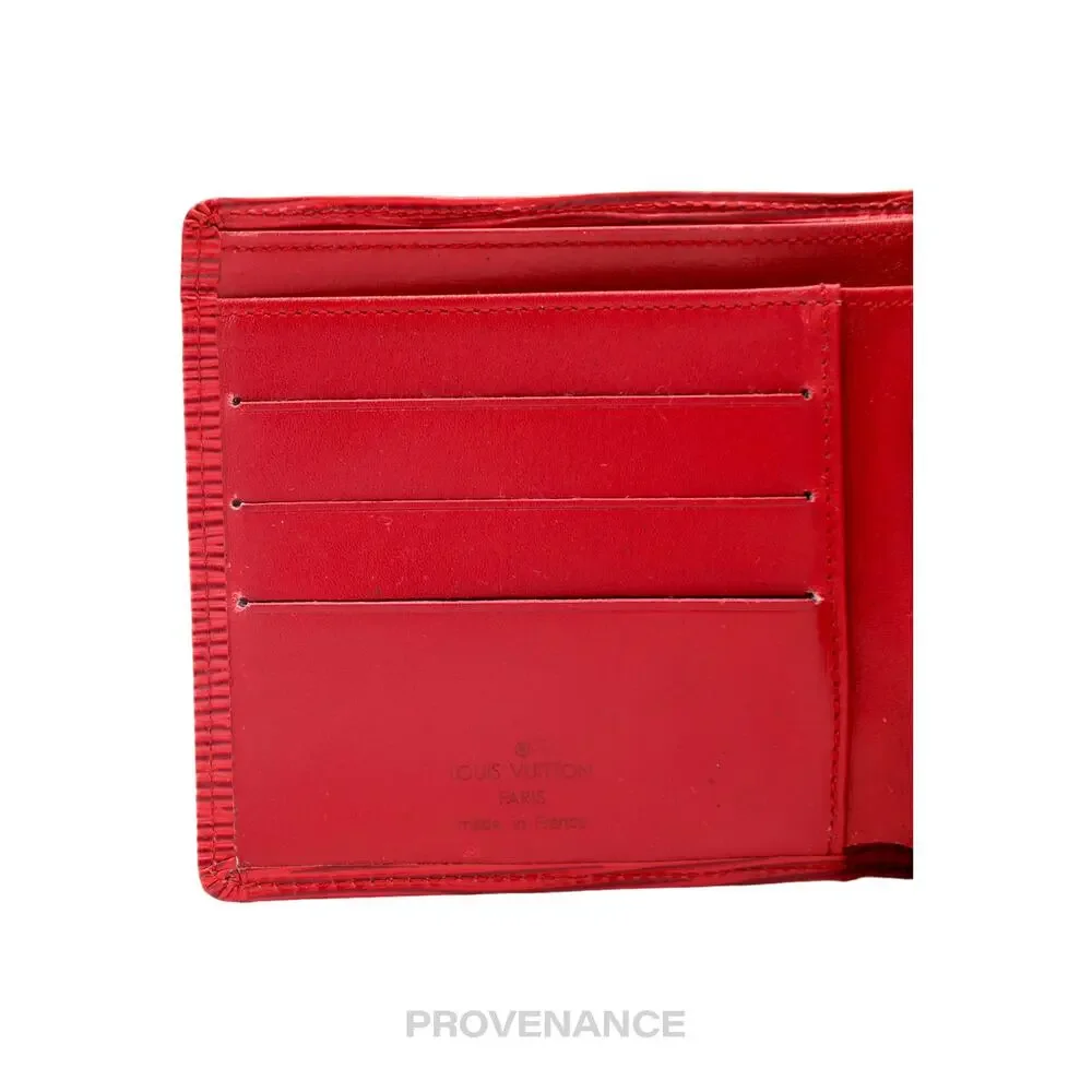 🔴 Louis Vuitton Marco Wallet - Red Epi Leather